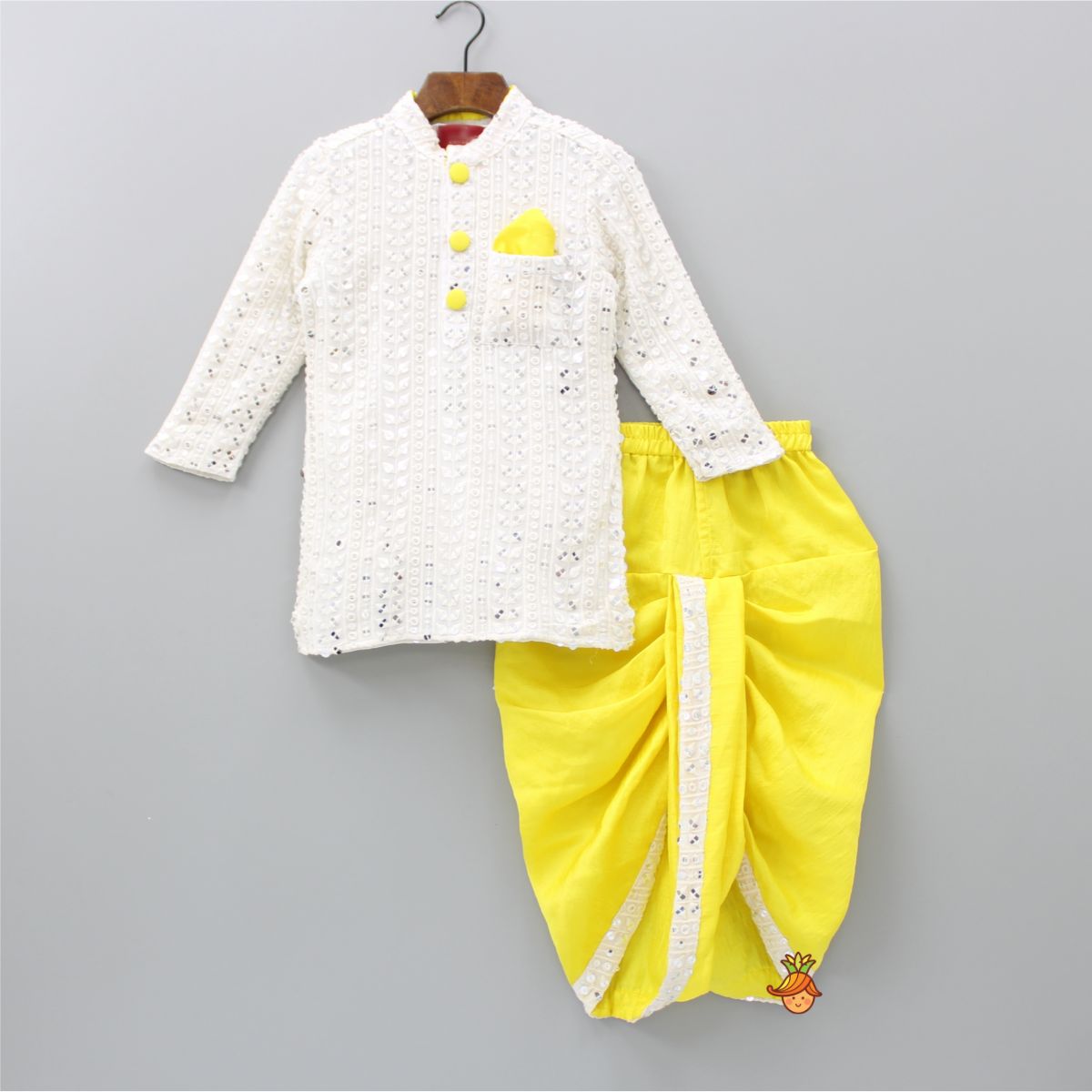 shop-for-the-newest-faux-mirror-work-and-thread-embroidered-ethnic-kurta-with-lemon-yellow-dhoti-on-sale_0.jpg